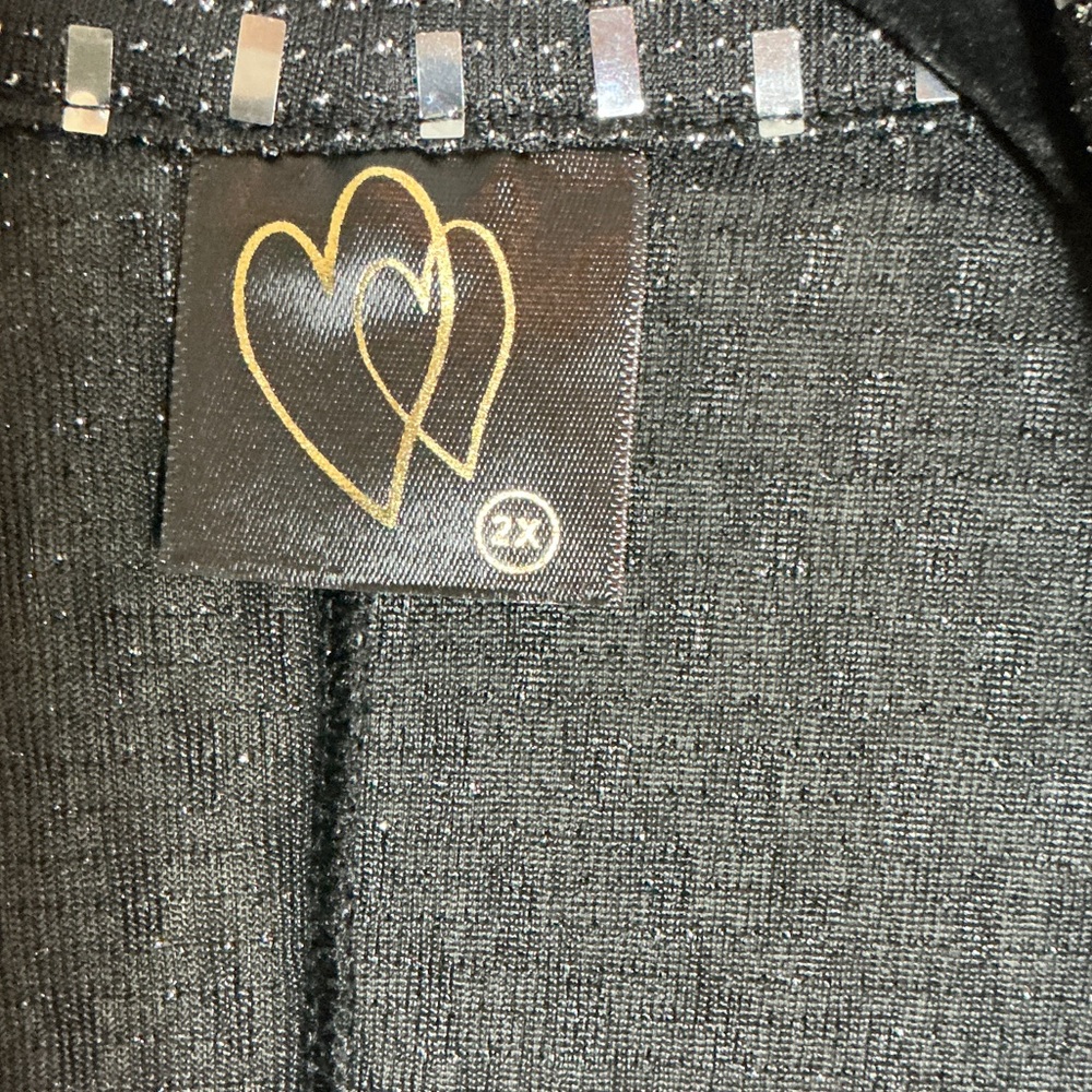 Black And Silver Sequin Jacket - image 2